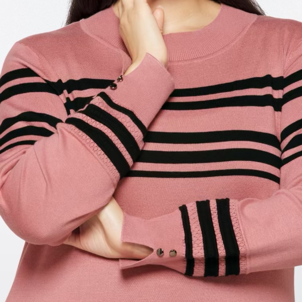 Mock neck sweater